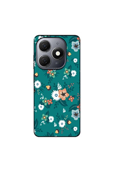 Zebana Tecno Spark 20C Compatible Case Spring Flowers 2 Silicone Case (Printed)