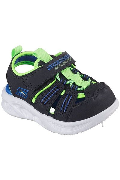 SKECHERS Sandály Skechers Sola Glow Sandal-hyp, Černé, Dětské