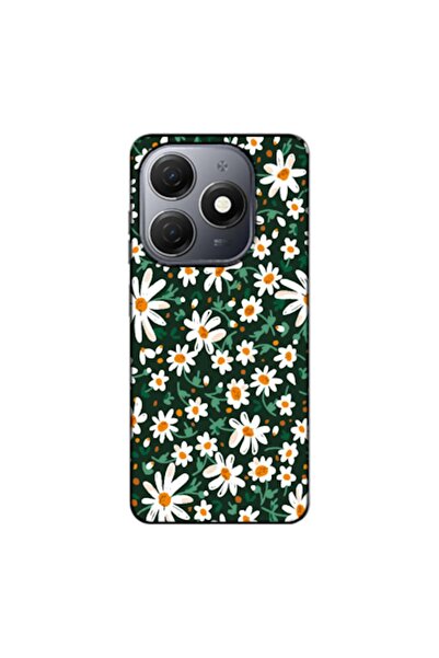 Zebana حافظة متوافقة مع TECNO Spark 20C زهور الربيع 4 حافظة من السيليكون (مطب...