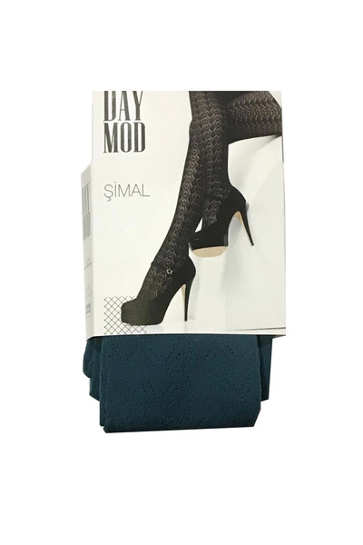 Narnuga Mi̇raxx Daymod Women's Şimal Micro Mesh Patterned Pantyhose