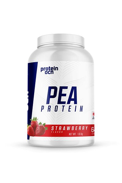 Proteinocean Strawberry Pea Protein - 1.6 kg, 64 Servies