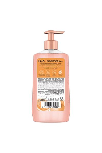 LUX Satin Grapefruit & Almond Oil Perfumed Hand Wash 500 ml