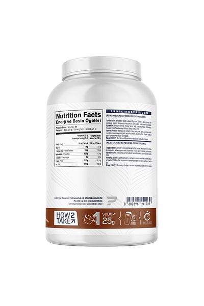 Proteinocean Pea Protein Chocolate 1.6 kg 64 Serves