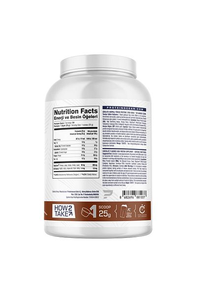 Proteinocean 1.6 kg Whey Isolate Chocolate - 64 Serving