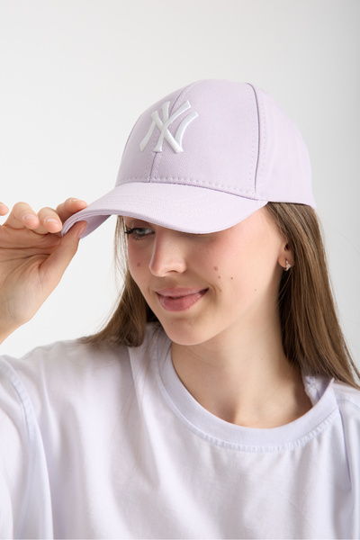 Moda Days Șapcă de baseball unisex, brodată liliac, bumbac piese, ajustabilă