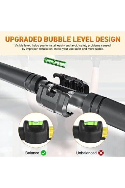 Ehi Adjustable Door Hanging Pull Up Bar No Screws with Comfortable Handles for Home Gym