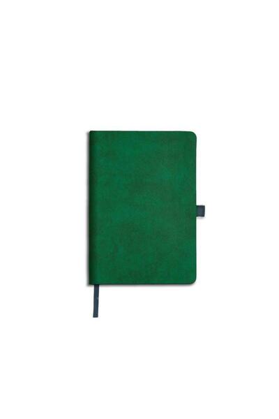 KESKİN COLOR دفتر ملاحظات بغلاف صلب مربعات مقاس 14 × 20 سم - أخضر