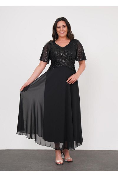 rotop Rochie eleganta Fabiana, culoare negru, Marime 52