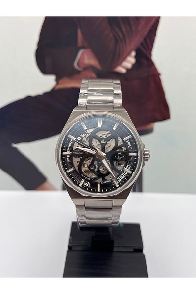Hislon Titanium Automatic Men's Wristwatch 5 Atm Waterproof with 3 Years Warranty
