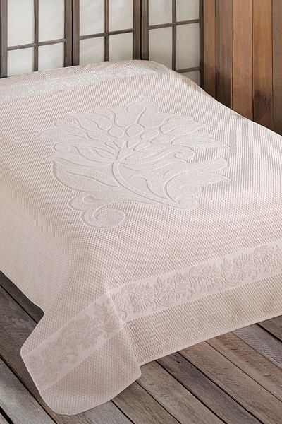 My Catherine Double 200X220 cm Summer Towel Pique |   Comfortable, Stylish and Breathable Bed Cover