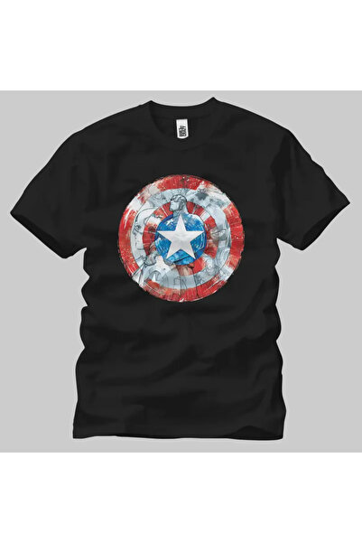 Built By Crazy Kapetan Amerika ikona 1 unisex majica