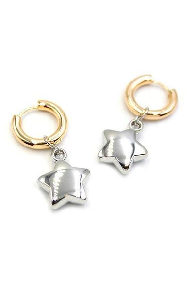 MR RZN STORE Star Earrings - Silver