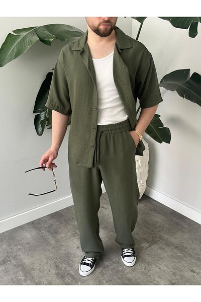 Quik-max Linen Shirt Pants Set