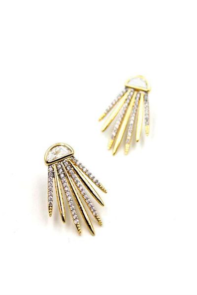 Royaleks Arrow Earrings - Gold
