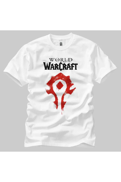 Built By Crazy Μπλουζάκι Unisex με λογότυπο World Of Warcraft