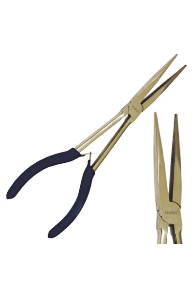 flores Cleste sigurante lung cu varf intors, 11" la 0 grade