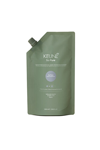 Keune عبوة بلسم سو بيور كول 1000 مل - عبوة كريم العناية للشعر الأشقر والرمادي