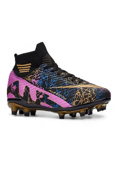 Celira Lga Black Gold High-Rise Men's Football Boots
