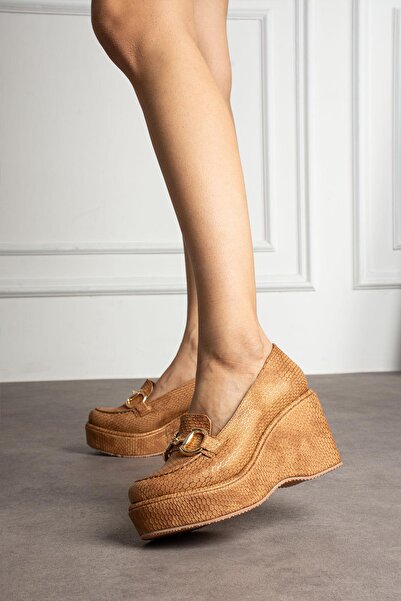 ZENNESHOES Women's Shoes with Wedges and Buckles