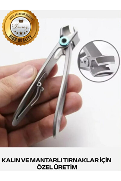 BİYUTREND Ultra Geniş Ağızlı Tırnak Makası – Kalın Sert Mantarlı Tırnaklar İç...