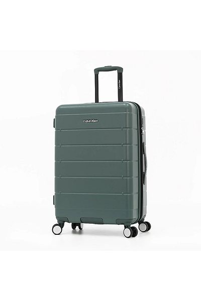 Calvin Klein Palisades Hardside Spinner Luggage On Wheels, Ultra Lightweight ABS, 4 Double Wheels