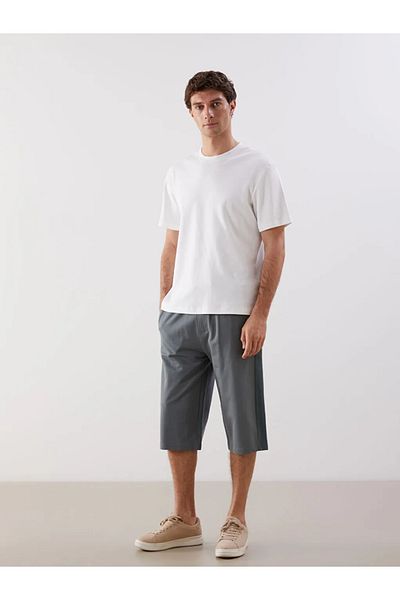 LC Waikiki Lcwaikiki Classic Gray Standard Fit Men's Roller Shorts