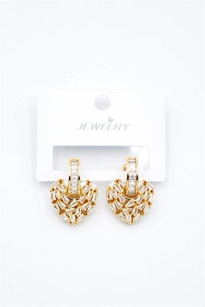 Royaleks Heart Earrings - Gold
