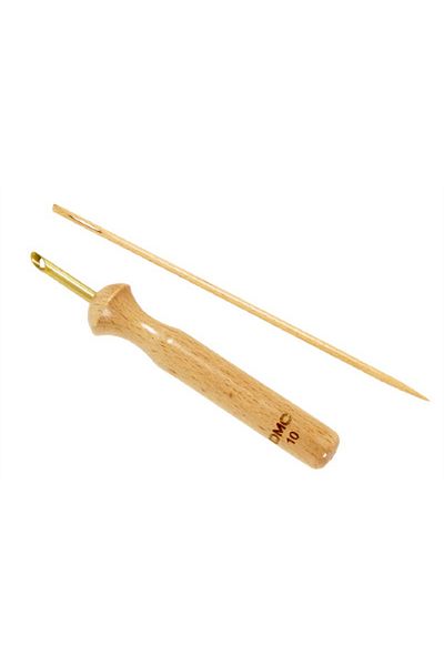 Dmc Persian punch needle, for hand embroidery, wood, no. 10, thick threads