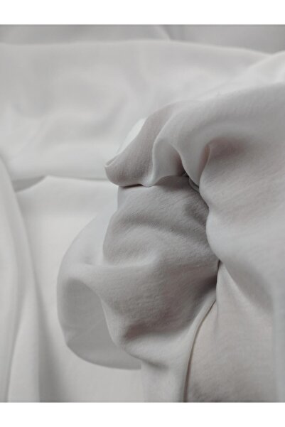 Kumaş Parça ايروبين رفيع باللون الأبيضالعرض: 150 سم