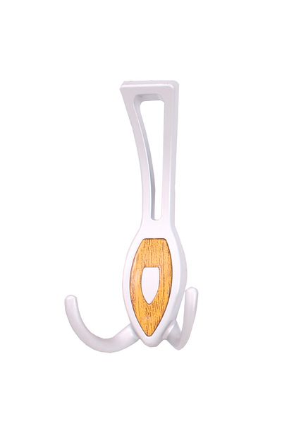 flores Cuier din aluminiu, 3 agatatori, crem deschis