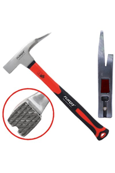 flores Дърводелски чук с връх, пластмасова дръжка, професионален, 600 г