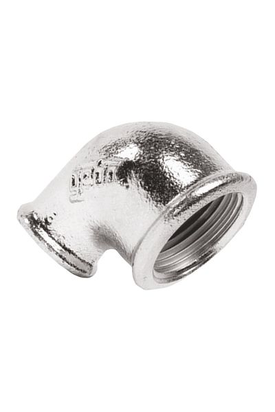 flores Reduced zinc elbow for water, 1"1/2 x 1"1/4, Fi + Fi
