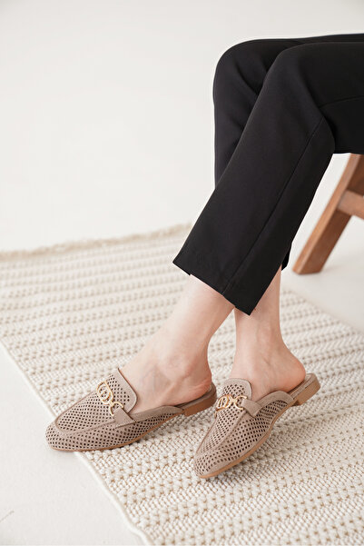 Artgoo VIZON дамски удобни, перфорирани, мъжествени, затворени отпред, украсени с камъни ежедневни домашни и плажни чехли