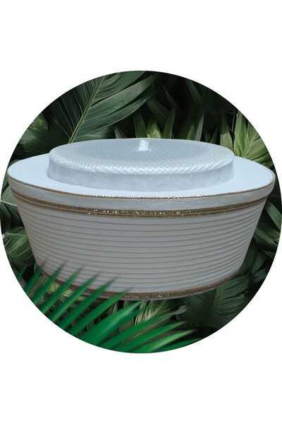 şahinbak Sarık,İmam Sarığı,Namaz Sarığı,Fes,Takke,Fileli Sarık,Beyaz Sarık,El yapımı Sarık,S227