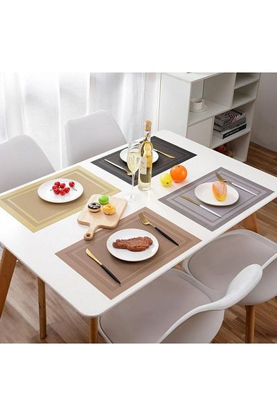 ECARLA Support - gray table mat, waterproof, rectangular, MP34S