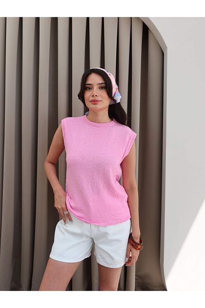 ESRAHELVACI Pink Mercerized Sweater