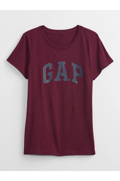 GAP Tricou de damă Gap Logo Roșu Claret