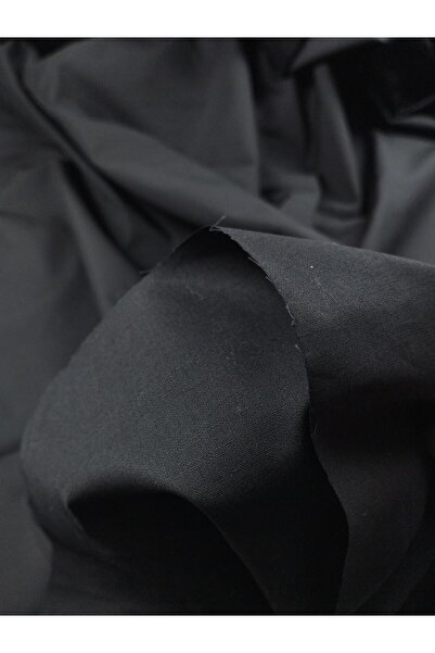 Kumaş Parça نسيج يشبه البوبلين باللون الأسود (العرض 150 سم × الطول 145 سم)