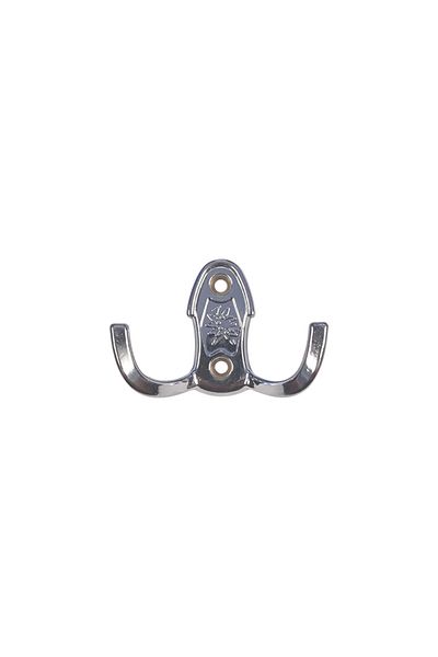flores Cuier mic din metal, 2 agatatori, OZS3057, crom