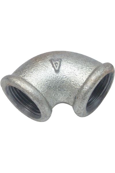 flores Zinc elbow for water, 1"1/2, no. 2, Fi + Fi