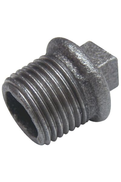 flores Black gas plug, external thread, 3/4"
