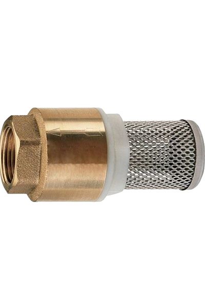 flores Bronze water siphon + strainer, 1"1/2