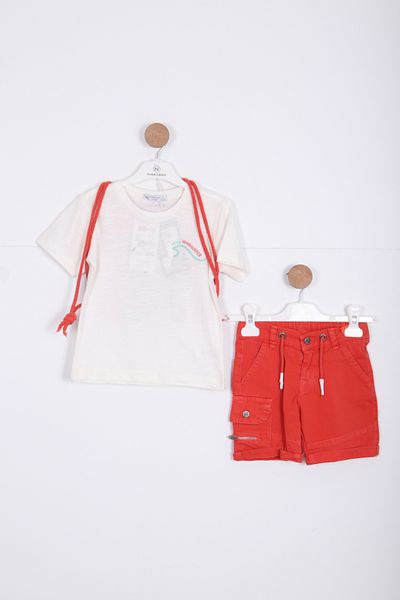 xo kids moda Male Child Lower Top Shorts Suit 2-7 Years 3145