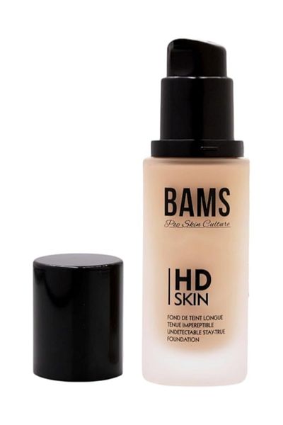 BAMS POP SKIN CULTURE BAMS HD Liquid Foundation | Full Coverage, Lightweight, Long-Lasting & Blendable (Shade 101)