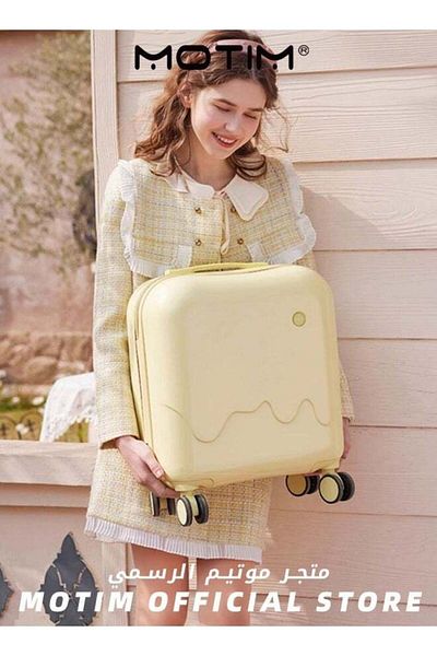 MOTIM Multi-functional Travel Luggage Carry On Suitcase Checked-in Luggage 18 inch