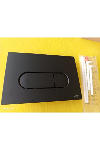 VitrA Root round kumanda paneli mat siyah