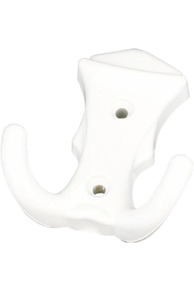 flores Cuier din plastic, H 75 mm, 3103-09, alb