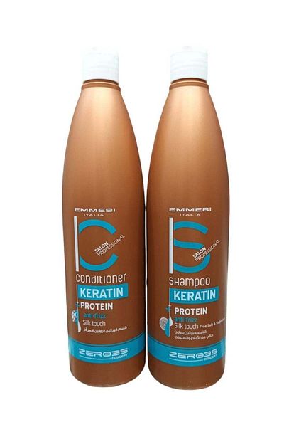 Zero35 Zero 35 Shampoo 500ml and Conditioner 500ml for Keratin & Protein Treated Hair