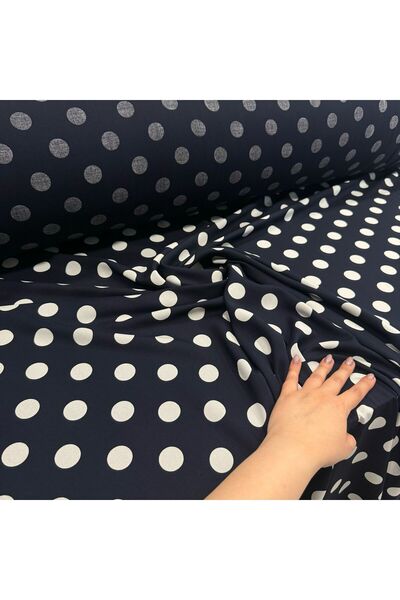 Yaren Ülker İthal Viskon Kumaş Puantiyeli %100 Pamuk