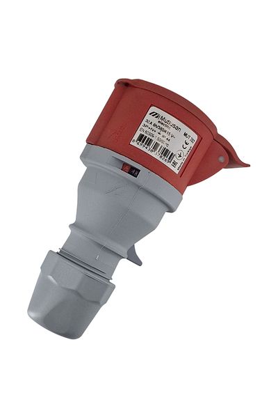 flores Cupla Mutlusan din cauciuc, MUT-202, 32A 6H/380/415V, IP 44